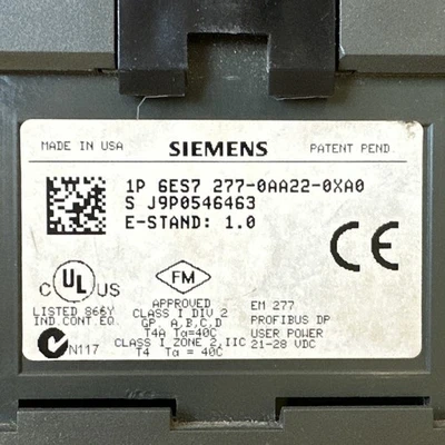 USED Siemens 277-0AA22-0XA0