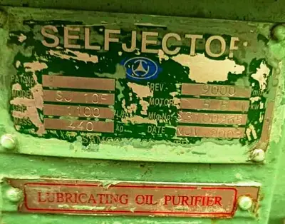 (3) Mitsubishi SJ-10F self-cleaning oil purifiers, SS.