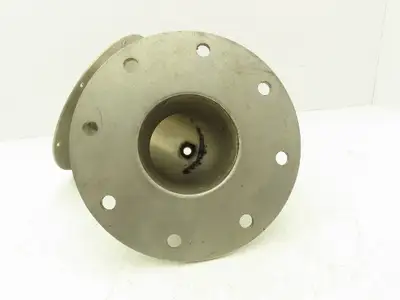 4"x 90° Stainless Flanged Pipe Elbow Vacuum Blower Intake