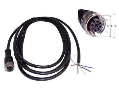 Cable Connector with Wire Harness