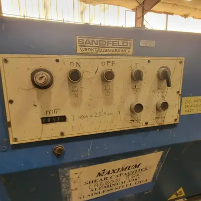 Used 1974 Sandfeld Hoan 25/4 Sheet Metal Shears Washington US | [EZ] EZ Systems #1281241