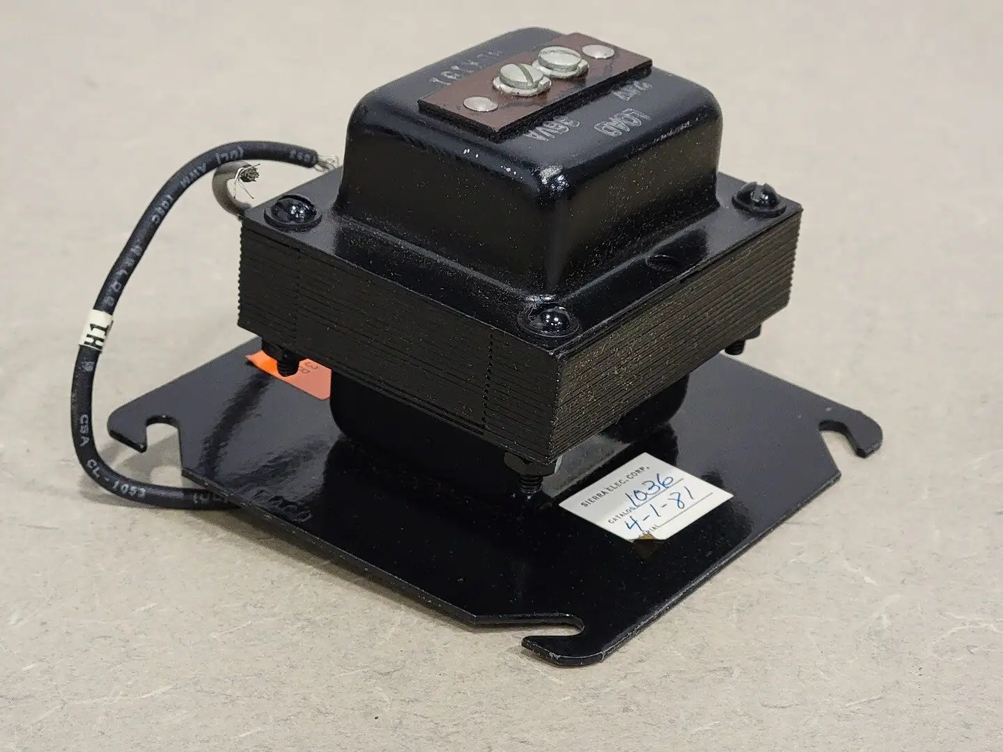 USED SIERRA ELEC. CORP. 1036