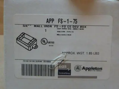 NEW APPLETON APP  FS-1-75