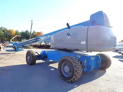 Used 2003 GENIE S105 Telescopic Boom Lifts Massachusetts US | Brookside Equipment Sales #1422143