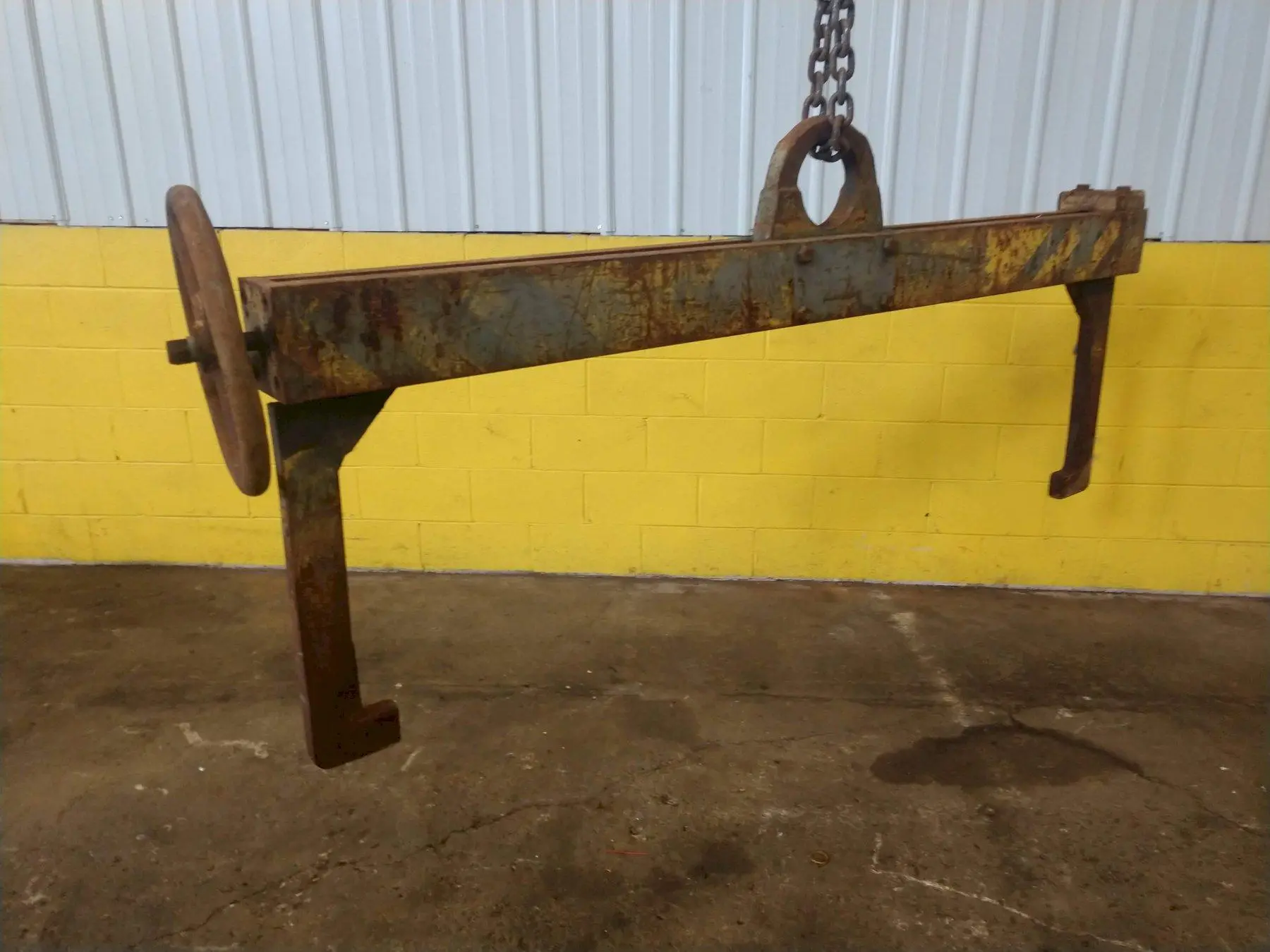 8000 LB X 38" TO 72" CRANE HUNG SHEET SUPPORT LIFTER: STOCK #13448