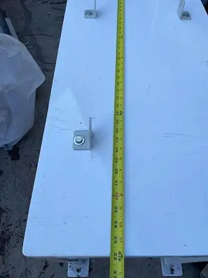 BOC EDWARDS CLEANROOM PUMP STAND WITH EARTHQUAKE BRACKETS
