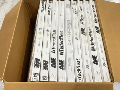 170-102-600 | AAF Flanders  Perfect Pleat HC Filters 16" x 25" x 2" LOT OF 9 - Open box