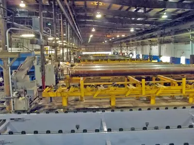 Threaded-end Phosphate Pipe Coating Line