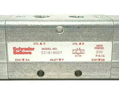 NEW SCHRADER BELLOWS 531819007 LEVER SPRING CENTER VALVE