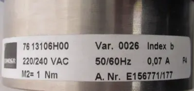 NEW PARVALUX SD13 MOTOR 220/380/440 13LIS1V4XT30-P4