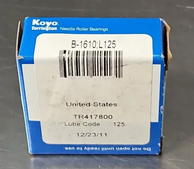 KOYO B-1012 L125 Needle Bearing (BIN423)