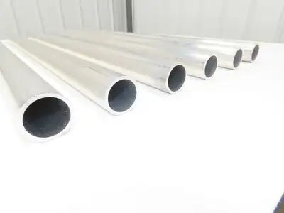 1-1/4"x 36" Sch 40 Aluminum Speed-Rail 1.66" Pipe OD Lot of 6