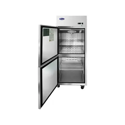 New | in-Stock Atosa New Atosa MBF8007GRL Top Mount (2) Divided Door Reach-In Freezer - Left Hinged Freezers Illinois US | Falcon Restaurant Supply #1375494