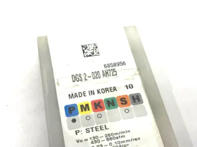 NEW TUNGALOY TUNGCUT FACE TURN-GROOVE INSERT ‎DGS2-020 AH725