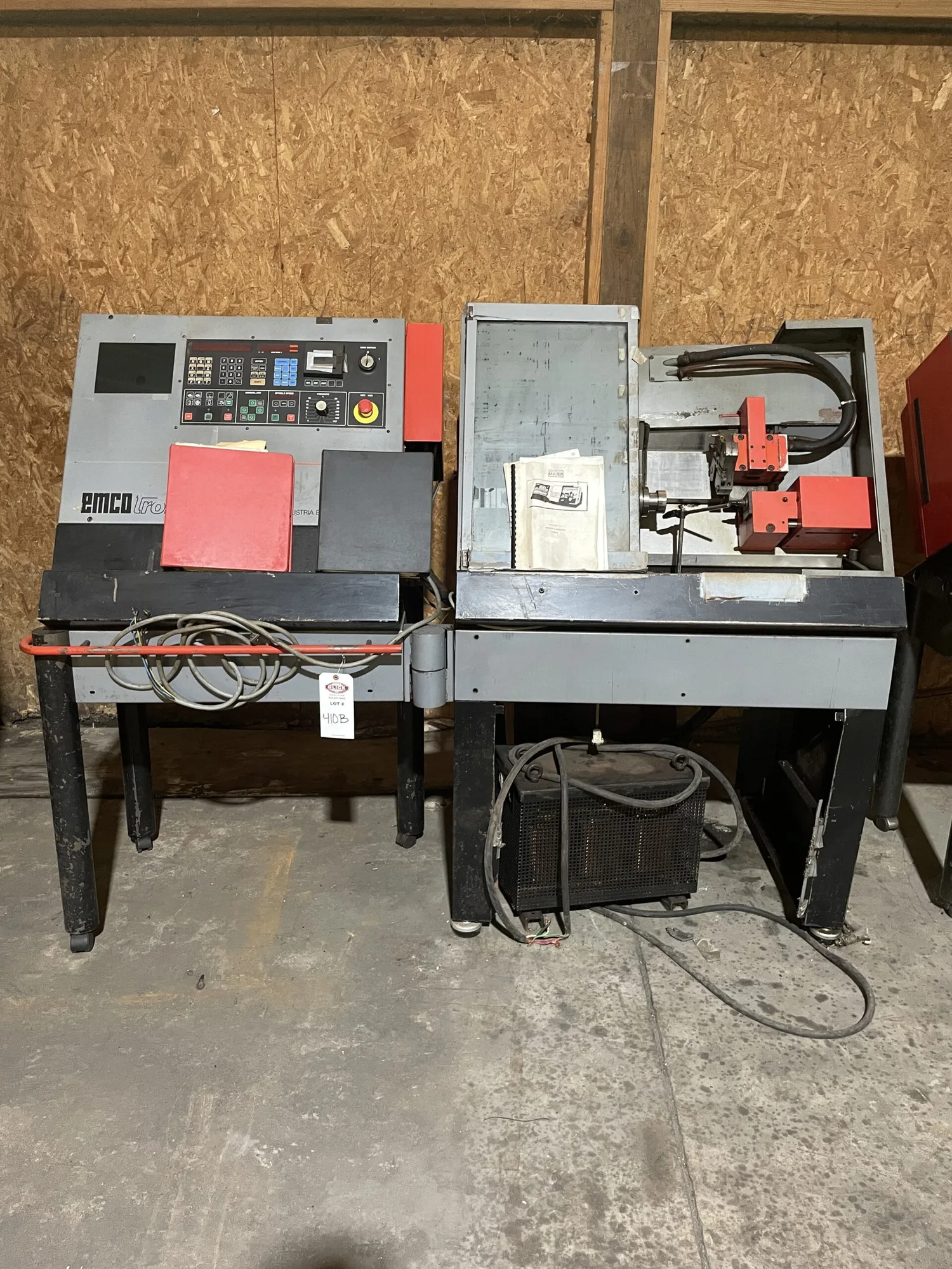 EmcoTurn 120 CNC Lathe with Emco Tronic T1 Interface