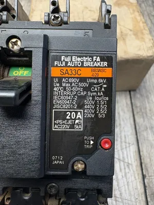 FUJI ELECTRIC SA33C Electrical/PLC/Automation | ESS Industrial Equipment Sales (8)