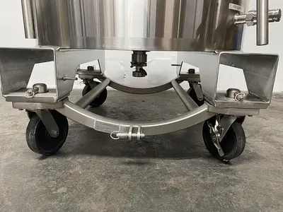 USED ABEC STAINLESS TECHNOLOGY CV-24300-1 300 LITER JACKETED CRYO VESSEL -112° F TO 280° F