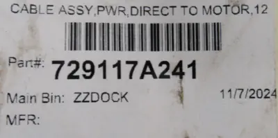 NEW YASKAWA 729117A241 POWER CABLE ASSEMBLY