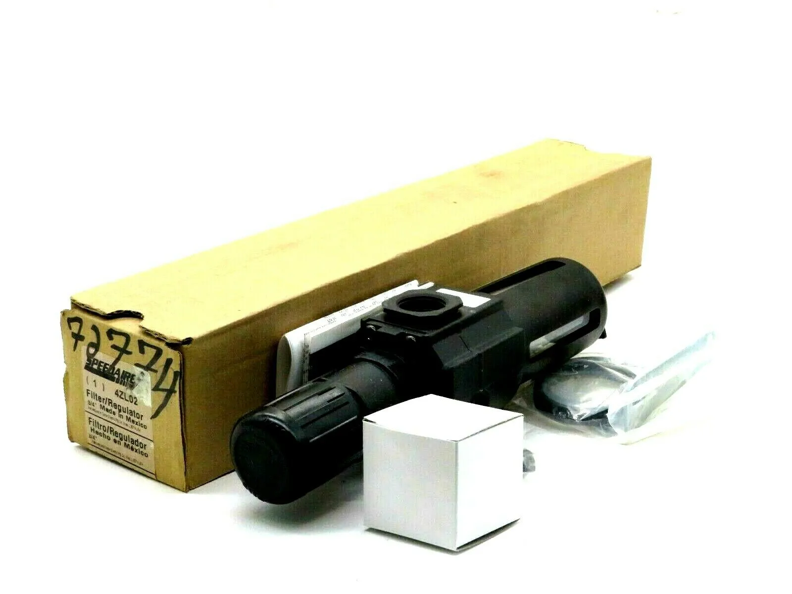 NEW SPEEDAIRE 4ZL02 FILTER REGULATOR 3/4"