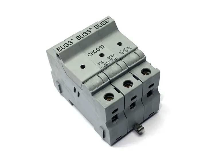 Used Bussmann Fuseholder 3-Pole 600V 30A Fuse Accessories Michigan US | Maverick Industrial Sales #1400856