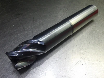 Minicut/VHIcarb 1" 4 Flute Carbide CR Endmill .040" R 6100-40115NF (LOC3383A)