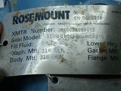 USED ROSEMOUNT 2088G2A22A1S1