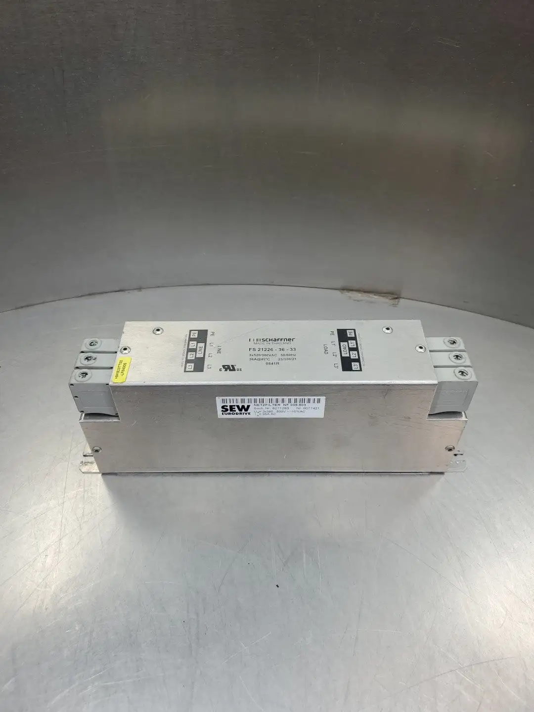 Schaffner FS21226-36-33 AC Filter Module, 36A, 300VAC 1D-11