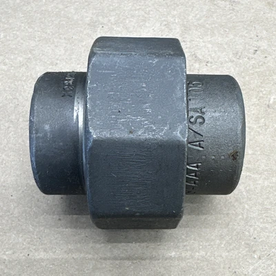3/4" 3000 Socket Weld Union SA/A105 Forged Steel Fitting || (6) NOS - WARRANTY!