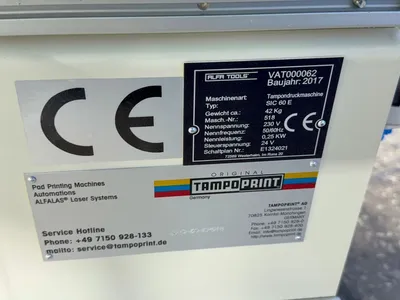 Used 2017 TAMPO PRINT SIC 60 E Pad Printers Ohio US | HGR 24 #1263274