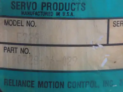 Used RELIANCE ELECTRO-CRAFT _UNKNOWN_ Servo Motors Indiana US | Arrow Industrial #1408442