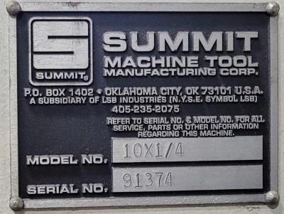 USED SUMMIT 10 X 1/4