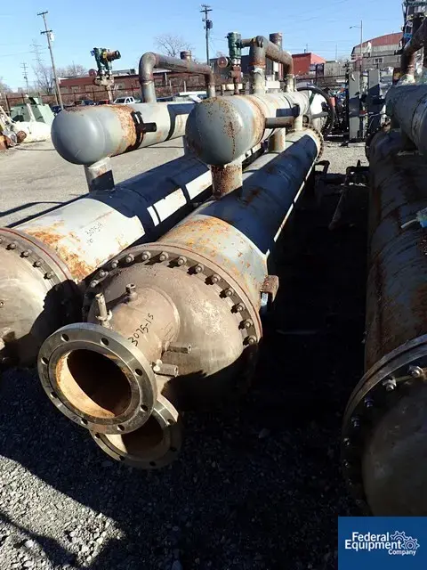Used Henry Technologies LTD. 1,915 Sq Ft Henry Tech Heat Exchanger, 304 S/S, 150/250# Heat Exchangers Ohio US | Federal Equipment Company #126138