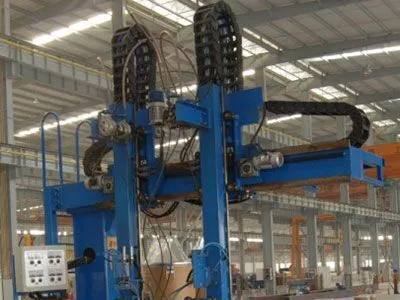 Box Column Welding Line in Shaoxing City, China