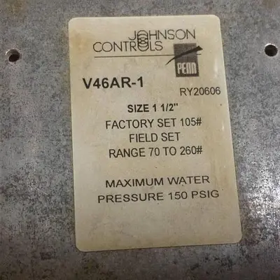 USED JOHNSON CONTROLS V46AR-1