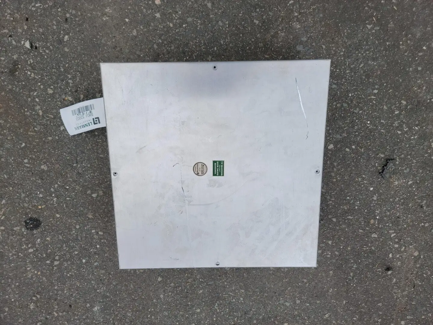 Electrical Metal Enclosure 18"x18"x6"
