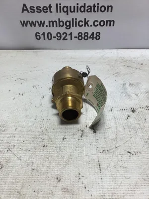 Kunkle 1″ Brass Safety Valve; 0001E01-KC  -NIB