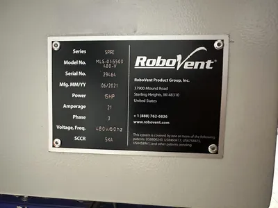 2021 ROBOVENT MLS-01-5500 Dust Collectors | Mohawk Machinery (4)