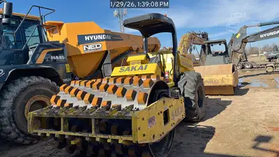 Used 2025 SAKAI SV544T Single Drum Rollers Texas US | National Equipment Dealers #1422629
