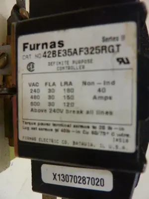 USED FURNAS ELECTRIC CO 42BE35AF325RGT