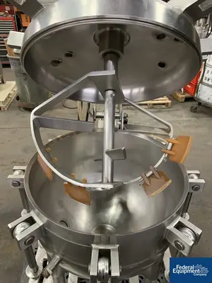 USED Lee Industries 20 Gal Lee Double Motion Reactor, 316L S/S, 150/90#