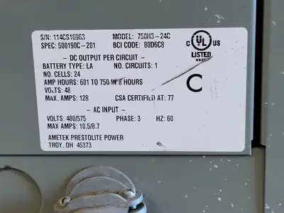 USED AMETEK 750H3-24C