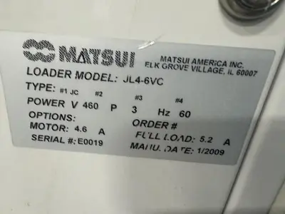 USED 2009 MATSUI JL4-6VC
