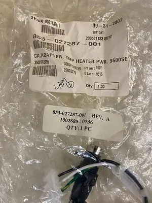 853-027287-001 ADAPTER TMP HEATER PWR