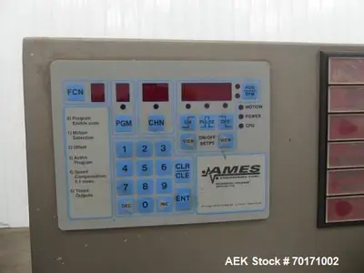 Used Ames MFG Bartelt IM10-11 Pouching Machine – Stand-Up Delta Bottom Zipper Bag Packaging System