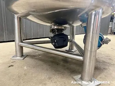 INOX Industries 275 Gallon Jacketed Reactor With Agitator