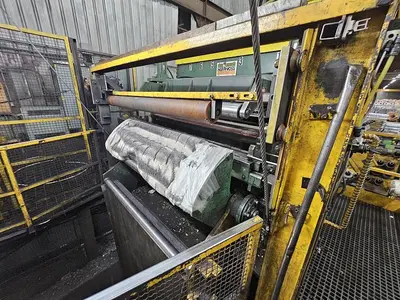 60” x .135” x 50,000 Lbs. Cincinnati/Herr-Voss Slitting Line  (Used)