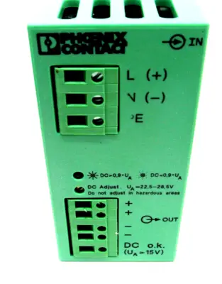 NEW PHOENIX CONTACT CM50-PS-120-230AC/24DC/2.5/F POWER SUPPLY WITH CABLE