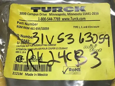 USED TURCK ELEKTRONIK RSM RKM 461-6M