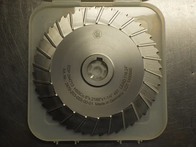 Controx 8" x 7/32" HSSCo Slot Saw 1.25" Arbor 48 Teeth 244713 (LOC3261)