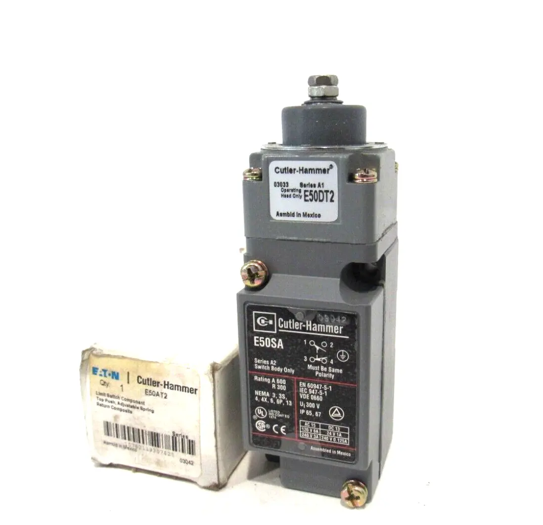 NEW EATON CUTLER HAMMER E50AT2 LIMIT SWITCH